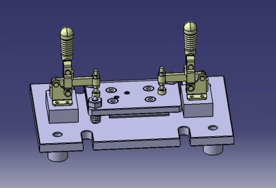 740 Jig assembly CAD Model dwg. drawing 