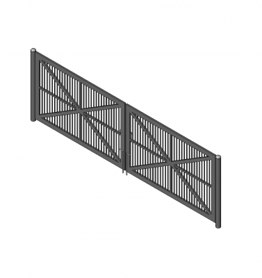 Apartment gate Revit model