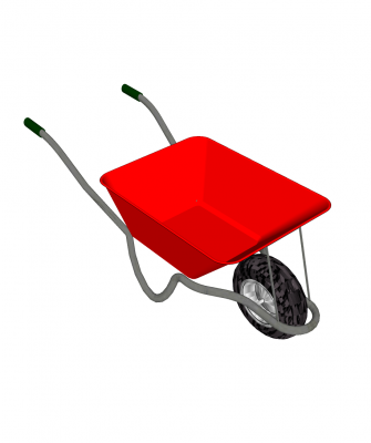 Wheelbarrow sketchup model
