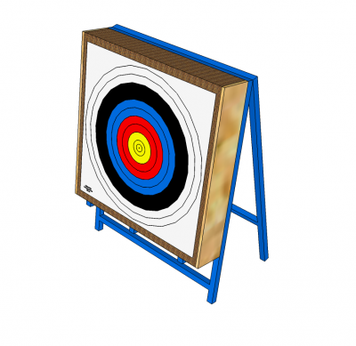 Archery target sketchup model