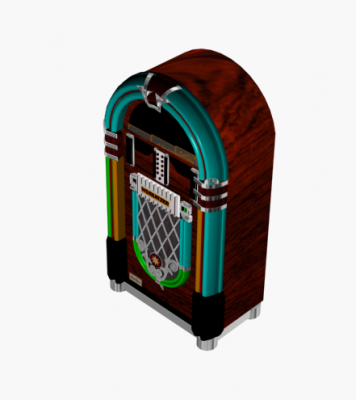 Jukebox 3DS Max model 
