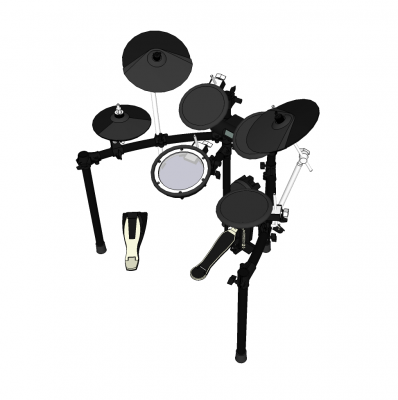 Electronic drum kit sketchup model