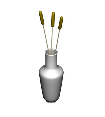 Reed diffuser 3DS Max model