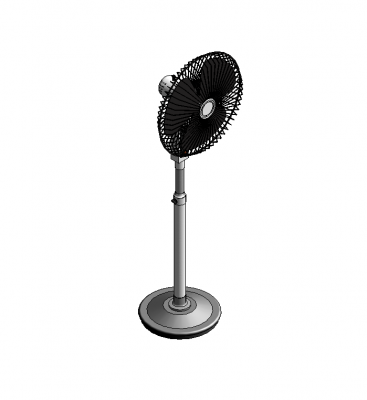 Pedestal Fan Revit model