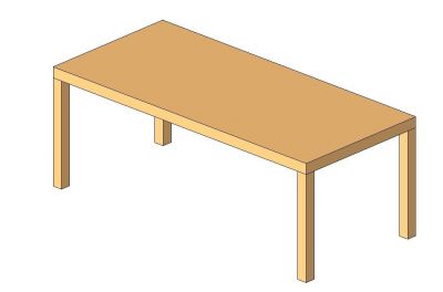Table - Coffee Revit Family 8