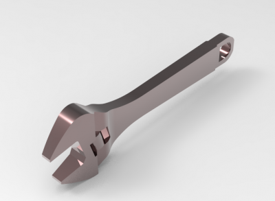 Autodesk Inventor ipt file 3D CAD Model of wrenches Chromed plated: A(mm)=30	B(mm)=29	C(mm)=69.5	D(mm)=21.5	 	L(mm)=255	Mass(kg)=480