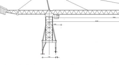 Crane Elevations 03 CAD block 