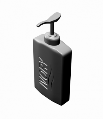 Hand soap 3DS Max model 
