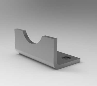 Solid-works 3D CAD Model of Cover Fixings  Accessories, Size=20	E =36	OU=6.6