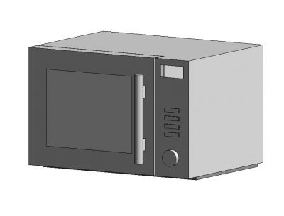 Small Microwave Revit Family