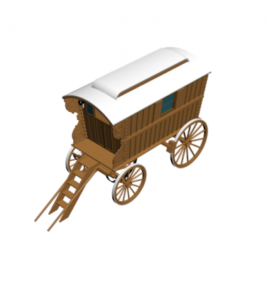 Carriage 3DS Max model