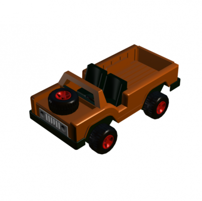 Toy truck 3DS Max model