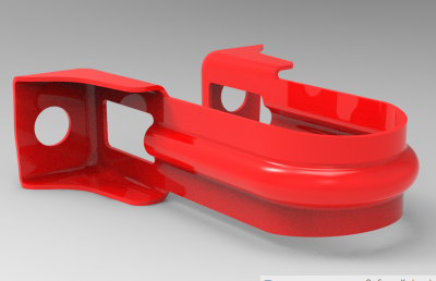 Autodesk Inventor CNC Machinable Clip Mounting CAD Model 84
