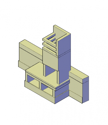 Mittelmeer-Ziegel BBQ 3D-CAD-Datei