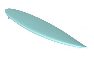 Surfboard Sketchup model 