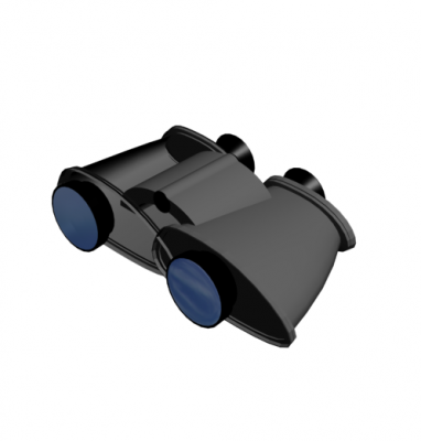 Binoculars 3DS Max model 