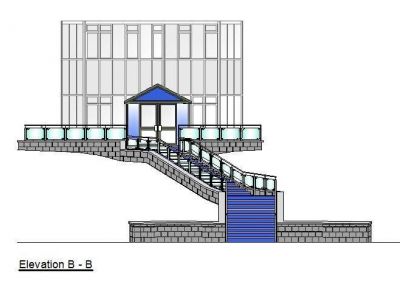 Proposed Entrance Steps CAD dwg
