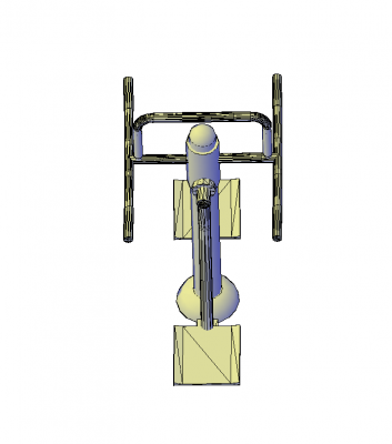Открытый тренажерный зал - доски для серфинга 3D CAD файл