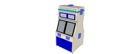 Modelo del sketchup de la máquina del esterilizador