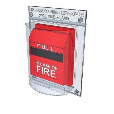 Alarma de incendio pull station skp model
