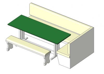 TABLE BENCHES Revit Family