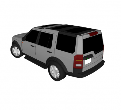 Landrover discovery Sketchup model 
