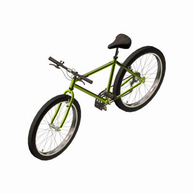 Модель велосипеда 3ds Max Mountain