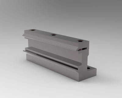 Solid-works 3D CAD Model of Linear Modules Accessories FOR Profile Fixings,  Size=25/35	R=M6	U=7	AF=48	DF=40	DH=71