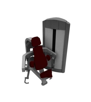 Bicep curl machine 3ds max vray model