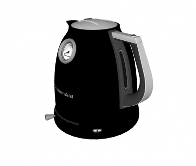 Cordless kettle Sketchup model 
