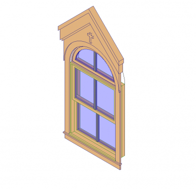 Church window Revit model 