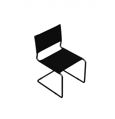 Cantilever office chair 3D Max block