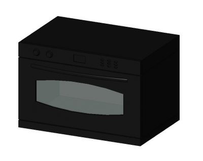 Microwave Oven Revit Family 1