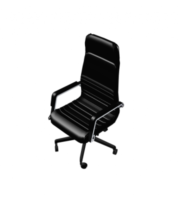 3d max model Managers high back chair