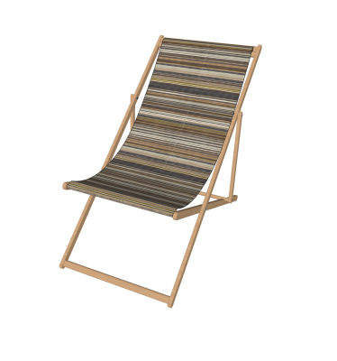 Beach chair Sketchup model 