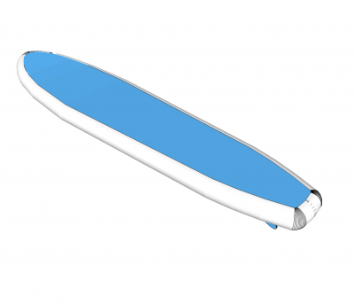 Paddle board Sketchup model 
