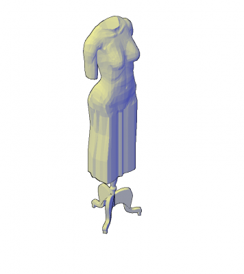 Mujer maniquí dwg