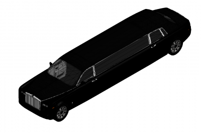 Rolls Royce limousine Revit model 
