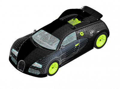 Bugatti Veyron Revit model 