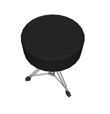 Drum stool Sketchup model 