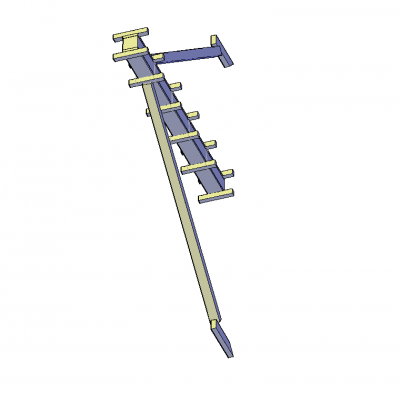 柱型枠3D CAD dwg
