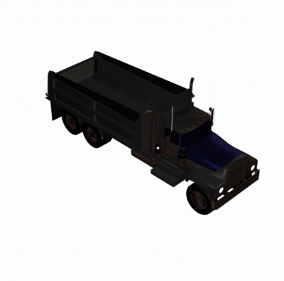 アメリカのダンプトラック3dsマックスモデル