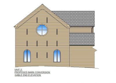 Barn Conversion Gable Elevation