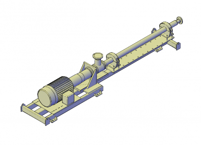 Modello CAD 3D per pompa di iniezione
