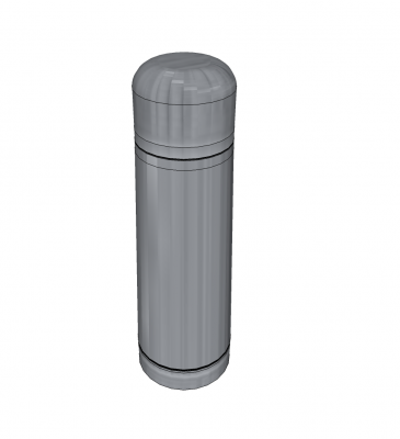 Vacuum flask Sketchup model 