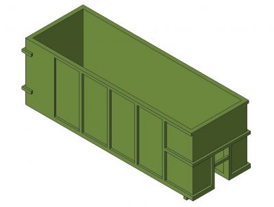 Waste Container Revit Family