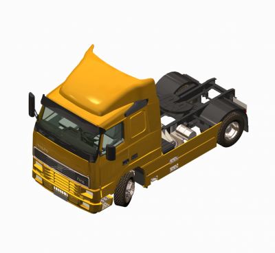 Volvo LKW 3DS Max Modell