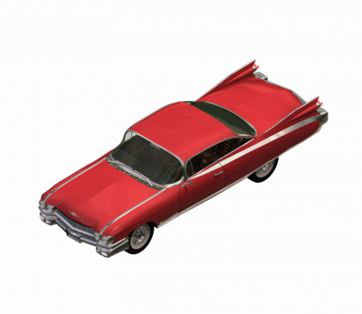 Cadillac 59 3DS max Modell
