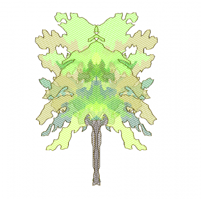 Модель дерева Леопард Revit