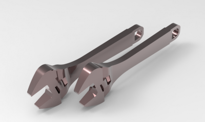 Autodesk Inventor ipt file 3D CAD Model of   wrenches Chromed plated: A(mm)=44	B(mm)=44	C(mm)=97	D(mm)=28	 	L(mm)=11.5	Mass(kg)=380